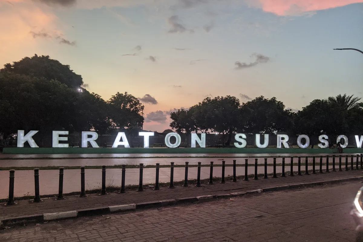 Pemandangan Kawasan Pusaka Banten Lama