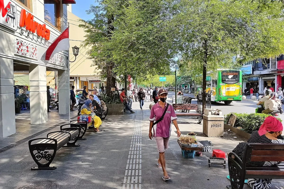 Pemandangan Jalan Malioboro