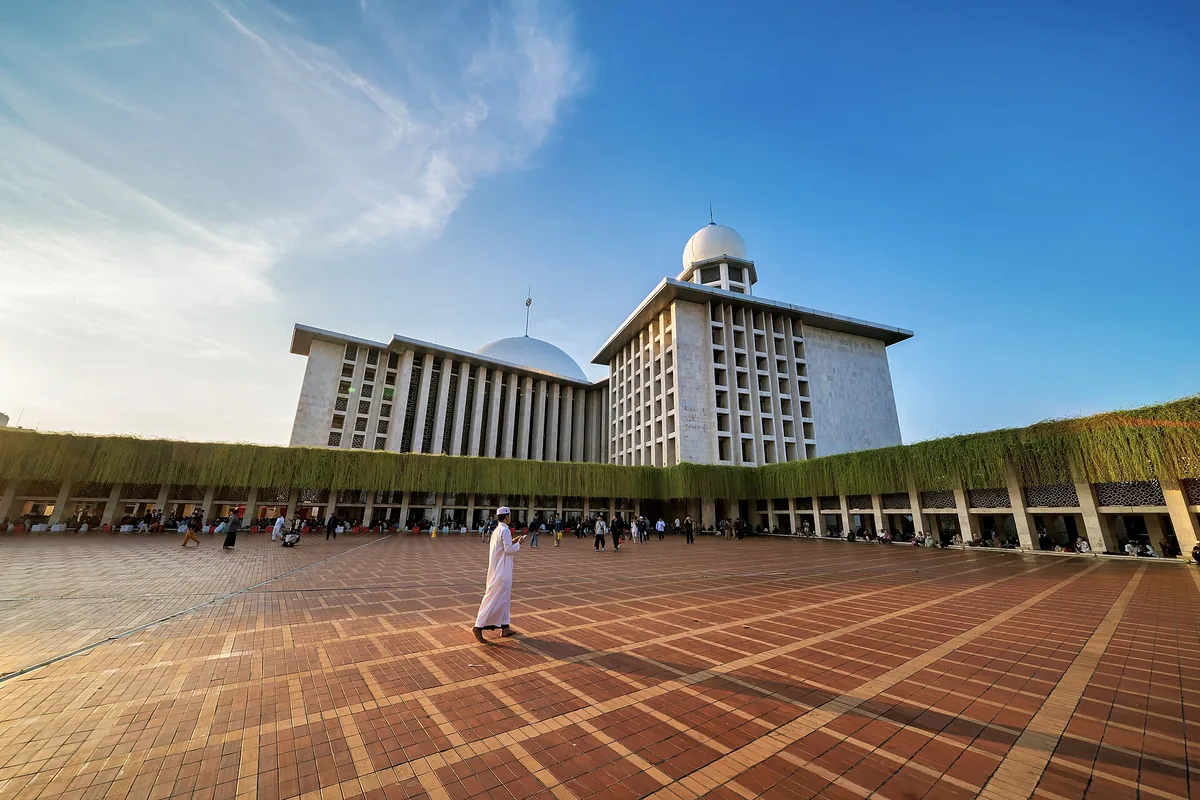 Pemandangan Masjid Istiqlal